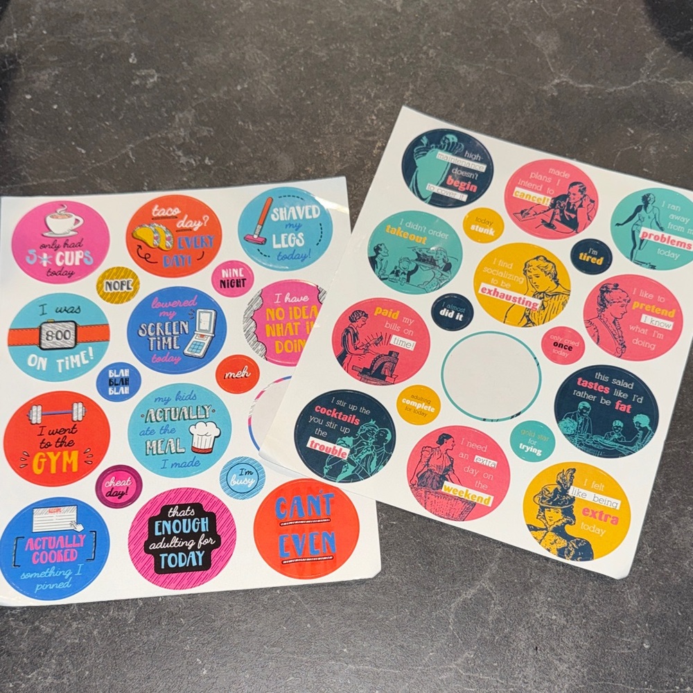 Adult Humor Sticker Set